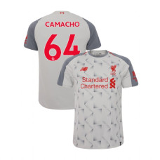 Liverpool 2018-19 Third #64 Rafael Camacho Light Gray Replica Jersey