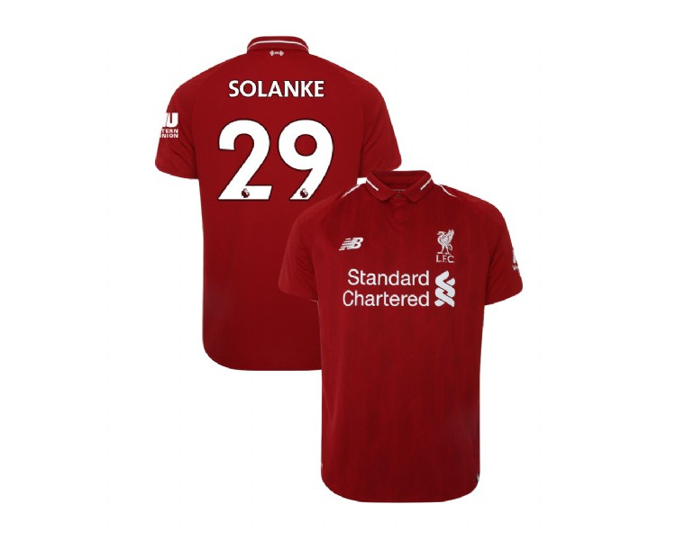 Liverpool 2018-19 Home #29 Dominic Solanke Red Replica Jersey Liverpool 2018-19 Home #29 Dominic Solanke Red Replica Jersey