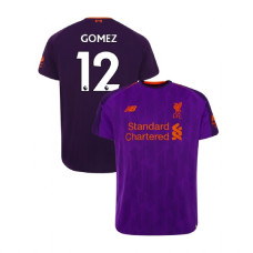 Liverpool 2018-19 Away #12 Joe Gomez Purple Authentic Jersey Liverpool 2018-19 Away #12 Joe Gomez Purple Authentic Jersey