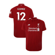 Liverpool 2018-19 Home #12 Joe Gomez Red Authentic Jersey Liverpool 2018-19 Home #12 Joe Gomez Red Authentic Jersey