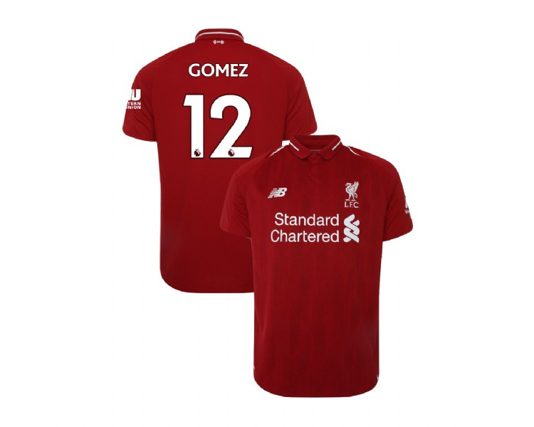 Liverpool 2018-19 Home #12 Joe Gomez Red Replica Jersey Liverpool 2018-19 Home #12 Joe Gomez Red Replica Jersey