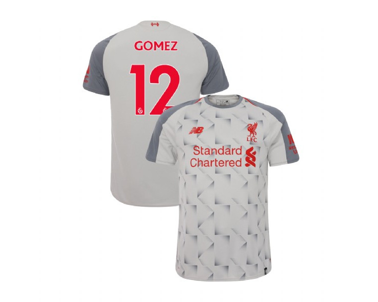 Liverpool 2018-19 Third #12 Joe Gomez Light Gray Replica Jersey Liverpool 2018-19 Third #12 Joe Gomez Light Gray Replica Jersey