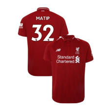 Liverpool 2018-19 Home #32 Joel Matip Red Replica Jersey Liverpool 2018-19 Home #32 Joel Matip Red Replica Jersey