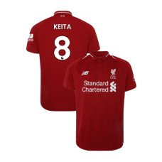 Liverpool 2018-19 Home #8 Naby Keita Red Replica Jersey Liverpool 2018-19 Home #8 Naby Keita Red Replica Jersey