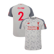 Liverpool 2018-19 Third #2 Nathaniel Clyne Light Gray Replica Jersey Liverpool 2018-19 Third #2 Nathaniel Clyne Light Gray Replica Jersey