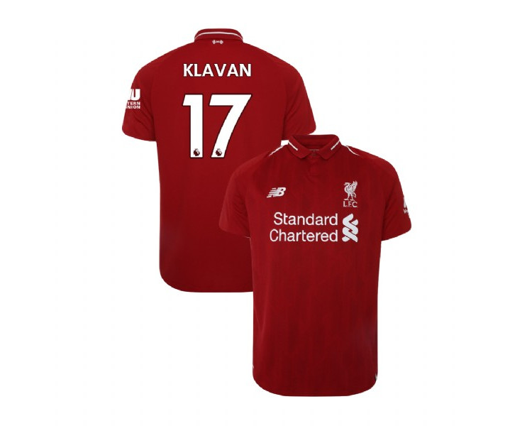 Liverpool 2018-19 Home #17 Ragnar Klavan Red Replica Jersey Liverpool 2018-19 Home #17 Ragnar Klavan Red Replica Jersey