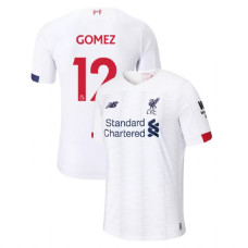 Liverpool 2019-20 #12 Joe Gomez White Away Authentic Jersey Liverpool 2019-20 #12 Joe Gomez White Away Authentic Jersey