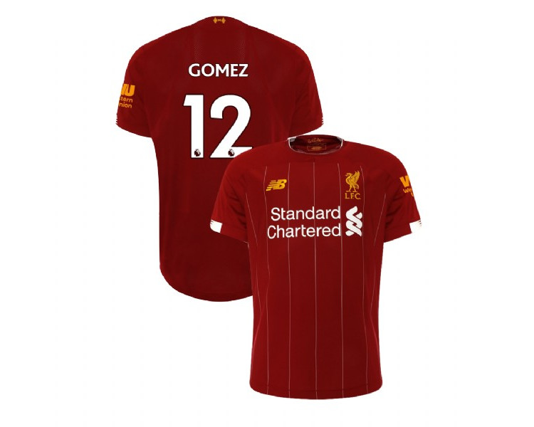 Liverpool 2019-20 #12 Joe Gomez Red Home Replica Jersey Liverpool 2019-20 #12 Joe Gomez Red Home Replica Jersey