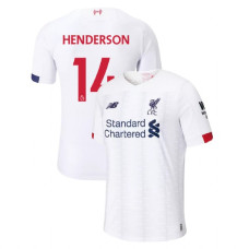Liverpool 2019-20 #14 Jordan Henderson White Away Replica Jersey Liverpool 2019-20 #14 Jordan Henderson White Away Replica Jersey