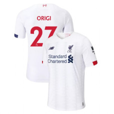 Liverpool 2019-20 #27 Divock Origi White Away Authentic Jersey Liverpool 2019-20 #27 Divock Origi White Away Authentic Jersey