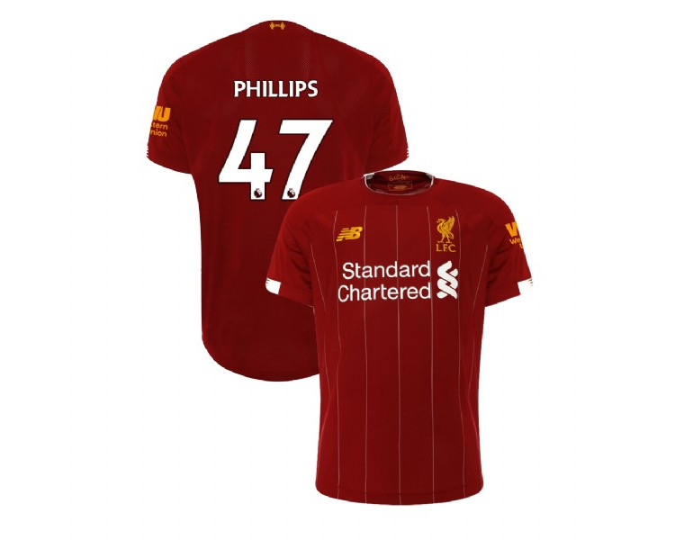 Liverpool 2019-20 #47 Nathaniel Phillips Red Home Replica Jersey Liverpool 2019-20 #47 Nathaniel Phillips Red Home Replica Jersey