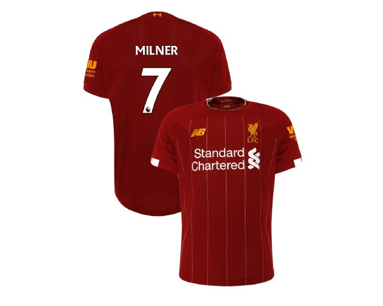 Liverpool 2019-20 #7 James Milner Red Home Replica Jersey Liverpool 2019-20 #7 James Milner Red Home Replica Jersey