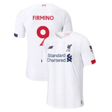 Liverpool 2019-20 #9 Roberto Firmino White Away Replica Jersey Liverpool 2019-20 #9 Roberto Firmino White Away Replica Jersey