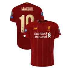 Liverpool European UCL Gold #19 Madrid Red Replica Jersey Liverpool European UCL Gold #19 Madrid Red Replica Jersey