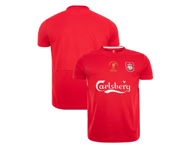 Liverpool Istanbul 2005 Retro Red Replica Jersey Liverpool Istanbul 2005 Retro Red Replica Jersey