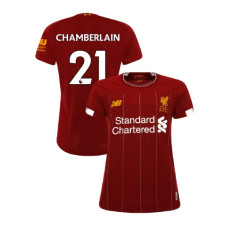 Women's Liverpool 2019-20 Home #21 Alex Oxlade-Chamberlain Red Replica Jersey Women's Liverpool 2019-20 Home #21 Alex Oxlade-Chamberlain Red Replica Jersey