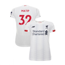 Women's Liverpool 2019-20 Away #32 Joel Matip White Replica Jersey Women's Liverpool 2019-20 Away #32 Joel Matip White Replica Jersey