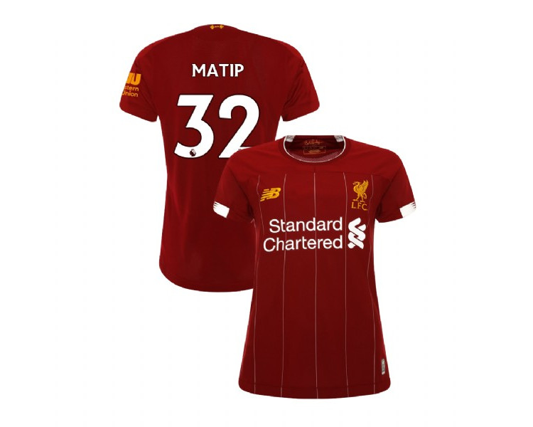 Women's Liverpool 2019-20 Home #32 Joel Matip Red Replica Jersey Women's Liverpool 2019-20 Home #32 Joel Matip Red Replica Jersey