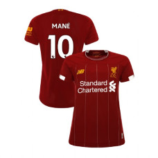 Women's Liverpool 2019-20 Home #10 Sadio Mane Red Replica Jersey