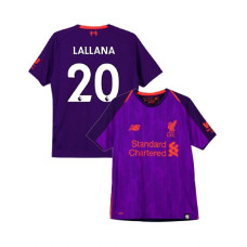 Youth Liverpool 2018-19 Away #20 Adam Lallana Purple Replica Jersey Youth Liverpool 2018-19 Away #20 Adam Lallana Purple Replica Jersey