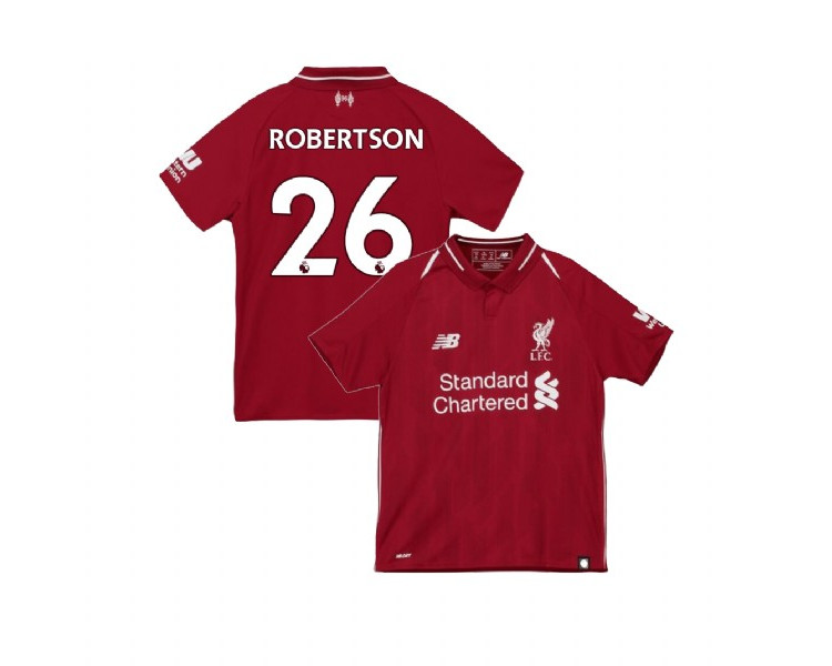 Youth Liverpool 2018-19 Home #26 Andrew Robertson Red Replica Jersey Youth Liverpool 2018-19 Home #26 Andrew Robertson Red Replica Jersey