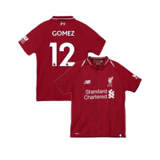 Youth Liverpool 2018-19 Home #12 Joe Gomez Red Authentic Jersey Youth Liverpool 2018-19 Home #12 Joe Gomez Red Authentic Jersey
