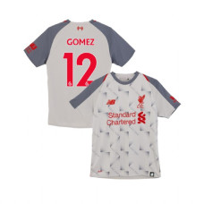 Youth Liverpool 2018-19 Third #12 Joe Gomez Light Gray Authentic Jersey Youth Liverpool 2018-19 Third #12 Joe Gomez Light Gray Authentic Jersey