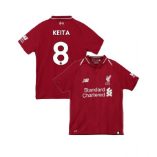 Youth Liverpool 2018-19 Home #8 Naby Keita Red Replica Jersey