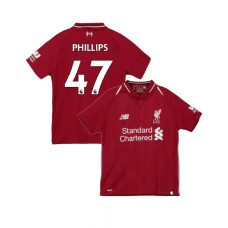 Youth Liverpool 2018-19 Home #47 Nathaniel Phillips Red Replica Jersey