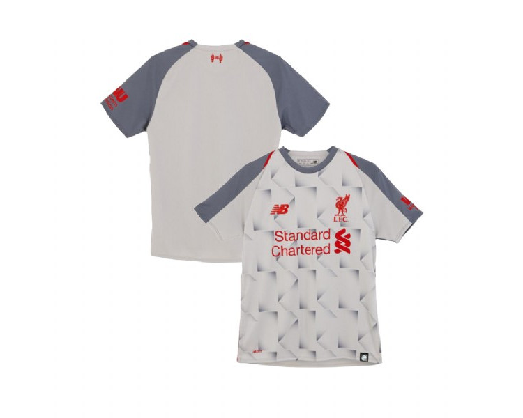 Youth Liverpool 2018-19 Third Light Gray Replica Jersey Youth Liverpool 2018-19 Third Light Gray Replica Jersey