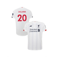 Youth Liverpool 2019-20 Away #20 Adam Lallana White Replica Jersey Youth Liverpool 2019-20 Away #20 Adam Lallana White Replica Jersey
