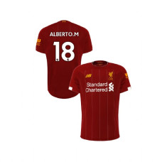 Youth Liverpool 2019-20 Home #18 Alberto Moreno Red Replica Jersey Youth Liverpool 2019-20 Home #18 Alberto Moreno Red Replica Jersey