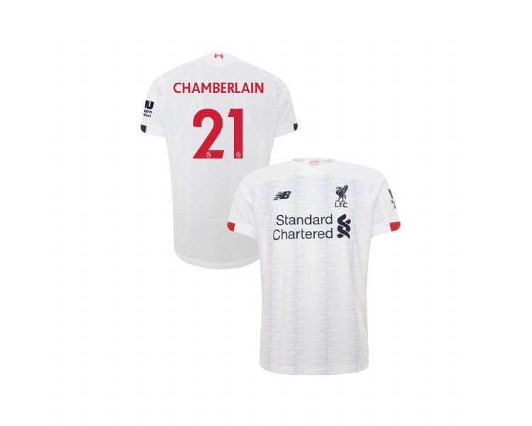 Youth Liverpool 2019-20 Away #21 Alex Oxlade-Chamberlain White Replica Jersey Youth Liverpool 2019-20 Away #21 Alex Oxlade-Chamberlain White Replica Jersey