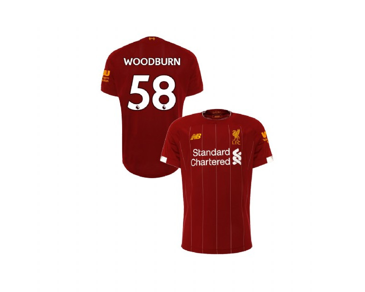 Youth Liverpool 2019-20 Home #58 Ben Woodburn Red Replica Jersey Youth Liverpool 2019-20 Home #58 Ben Woodburn Red Replica Jersey
