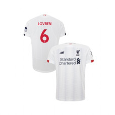 Youth Liverpool 2019-20 Away #6 Dejan Lovren White Authentic Jersey Youth Liverpool 2019-20 Away #6 Dejan Lovren White Authentic Jersey