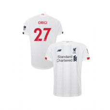 Youth Liverpool 2019-20 Away #27 Divock Origi White Replica Jersey Youth Liverpool 2019-20 Away #27 Divock Origi White Replica Jersey