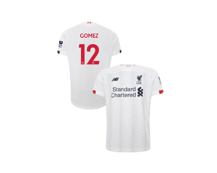Youth Liverpool 2019-20 Away #12 Joe Gomez White Replica Jersey Youth Liverpool 2019-20 Away #12 Joe Gomez White Replica Jersey