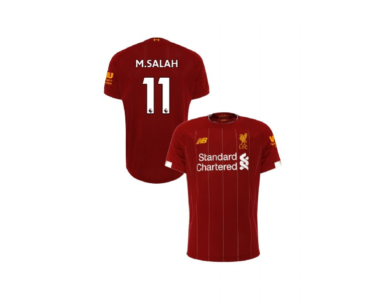 Youth Liverpool 2019-20 Home #11 Mohamed Salah Red Replica Jersey Youth Liverpool 2019-20 Home #11 Mohamed Salah Red Replica Jersey