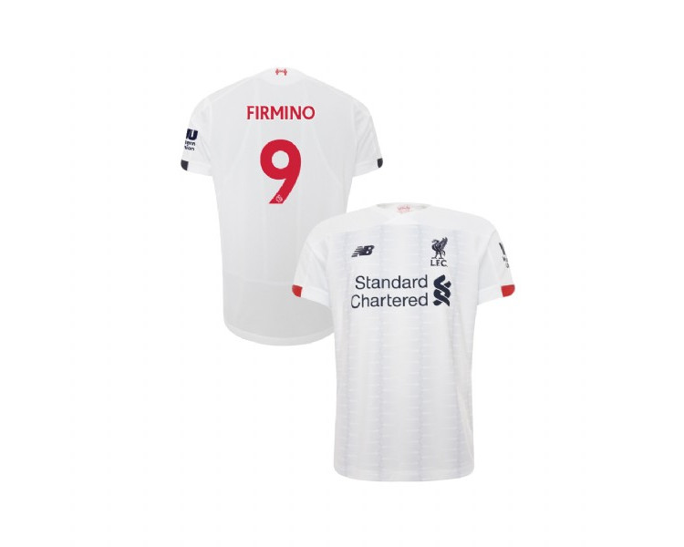 Youth Liverpool 2019-20 Away #9 Roberto Firmino White Replica Jersey Youth Liverpool 2019-20 Away #9 Roberto Firmino White Replica Jersey