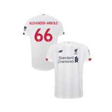 Youth Liverpool 2019-20 Away #66 Trent Alexander-Arnold White Replica Jersey Youth Liverpool 2019-20 Away #66 Trent Alexander-Arnold White Replica Jersey
