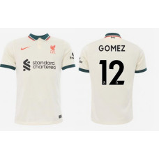 2021/22 Liverpool Away #12 Joe Gomez Authentic Tan Jersey 2021/22 Liverpool Away #12 Joe Gomez Authentic Tan Jersey