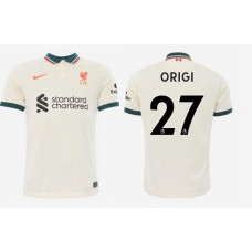 2021/22 Liverpool Away #27 Divock Origi Authentic Tan Jersey 2021/22 Liverpool Away #27 Divock Origi Authentic Tan Jersey