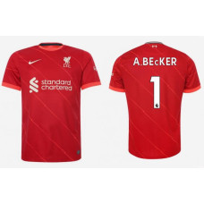 2021/22 Liverpool Home #1 Alisson Becker Authentic Red Jersey 2021/22 Liverpool Home #1 Alisson Becker Authentic Red Jersey