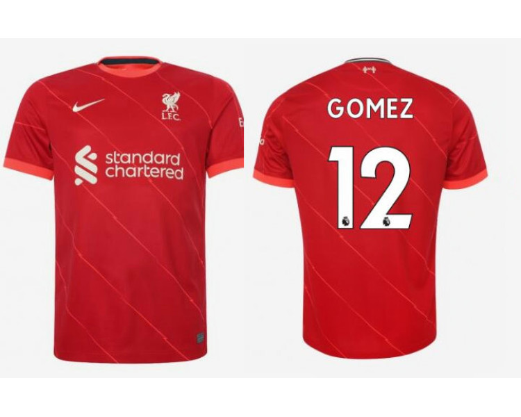Youth 2021/22 Liverpool Home #12 Joe Gomez Replica Red Jersey Youth 2021/22 Liverpool Home #12 Joe Gomez Replica Red Jersey