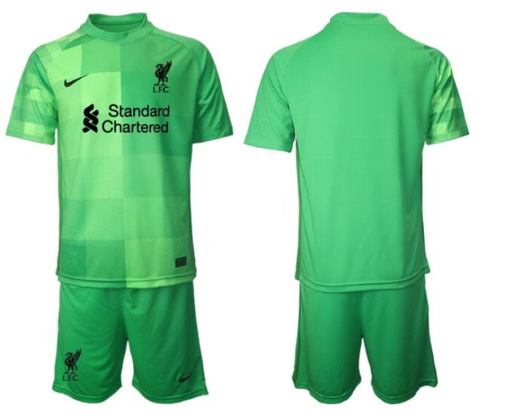 2021/22 Liverpool green goalkeeper Jersey (With Shorts) 2021/22 Liverpool green goalkeeper Jersey (With Shorts)