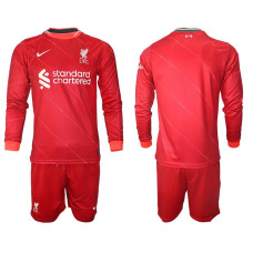 2021/22 Liverpool KITS long sleeve Home Red Jersey (With Shorts) 2021/22 Liverpool KITS long sleeve Home Red Jersey (With Shorts)