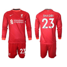 2021/22 Liverpool 23 Shaqiri long sleeve Home Red Jersey (With Shorts) 2021/22 Liverpool 23 Shaqiri long sleeve Home Red Jersey (With Shorts)