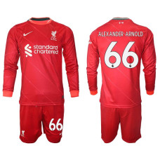 2021/22 Liverpool 66 Trent Alexander-Arnold long sleeve Home Red Jersey (With Shorts) 2021/22 Liverpool 66 Trent Alexander-Arnold long sleeve Home Red Jersey (With Shorts)