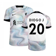 2022/23 Liverpool Away DIOGO J 20 Authentic White/Black Jersey 2022/23 Liverpool Away DIOGO J 20 Authentic White/Black Jersey