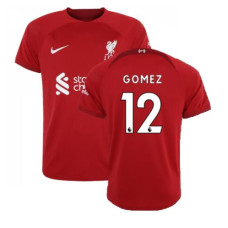 Youth 2022/23 Liverpool Home Gomez 12 Replica Red Jersey Youth 2022/23 Liverpool Home Gomez 12 Replica Red Jersey